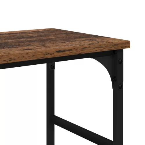  Konzolasztal polcokkal Öreg fa 150 x 29 x 76,5 cm Faanyag
