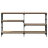  Konzolasztal polcokkal Artisan tölgy 150 x 29 x 76,5 cm Faanyag