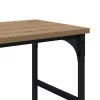  Konzolasztal polcokkal Artisan tölgy 150 x 29 x 76,5 cm Faanyag