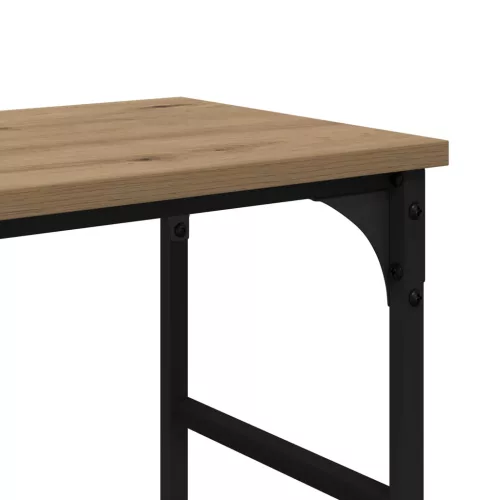  Konzolasztal polcokkal Artisan tölgy 150 x 29 x 76,5 cm Faanyag