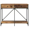  Konzolasztal fiókkal Öreg fa 100 x 39 x 78,5 cm Faanyag