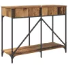  Konzolasztal fiókkal Öreg fa 100 x 39 x 78,5 cm Faanyag
