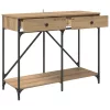  Konzolasztal fiókkal Artisan tölgy 100 x 39 x 78,5 cm Faanyag