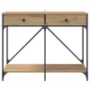  Konzolasztal fiókkal Artisan tölgy 100 x 39 x 78,5 cm Faanyag