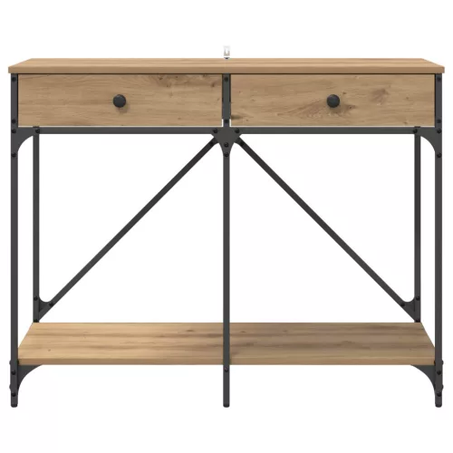  Konzolasztal fiókkal Artisan tölgy 100 x 39 x 78,5 cm Faanyag