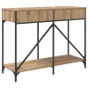  Konzolasztal fiókkal Artisan tölgy 100 x 39 x 78,5 cm Faanyag