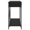  Konzolasztal fiókkal Fekete tölgy 100 x 39 x 78,5 cm Faanyag