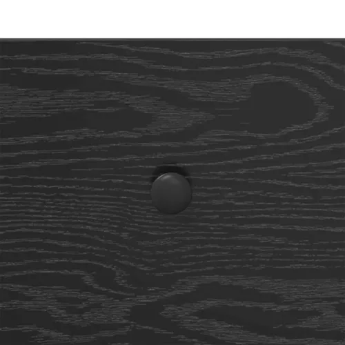  Konzolasztal fiókkal Fekete tölgy 100 x 39 x 78,5 cm Faanyag