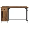  Számítógépes asztal fiókkal Öreg fa 131 x 48 x 75 cm Faanyag