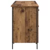  Számítógépes asztal fiókkal Öreg fa 131 x 48 x 75 cm Faanyag