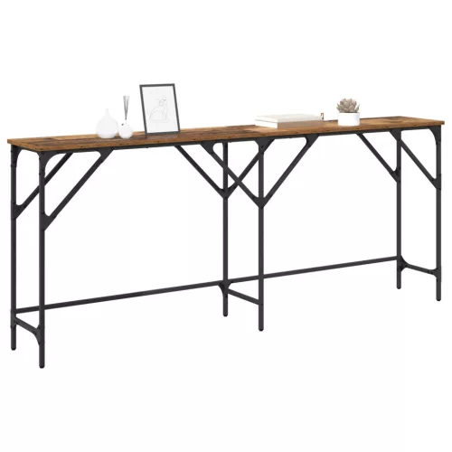  Konzolasztal Öreg fa 180 x 30 x 75 cm Faanyag