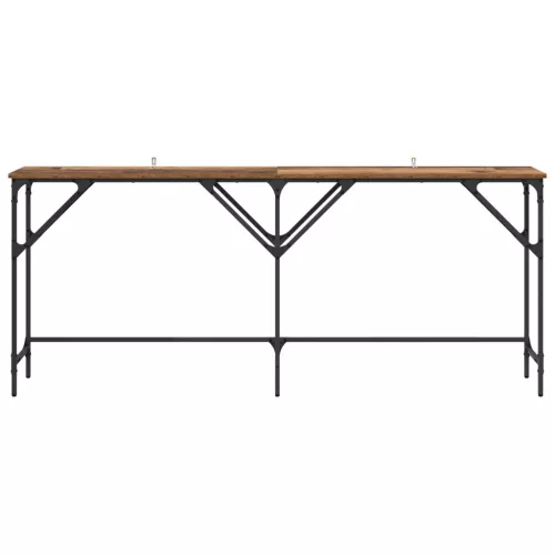  Konzolasztal Öreg fa 180 x 30 x 75 cm Faanyag