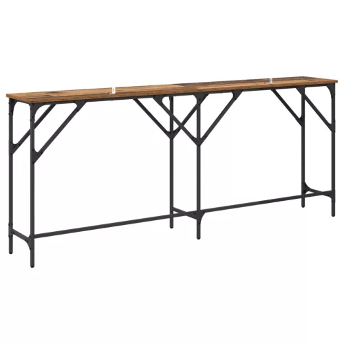  Konzolasztal Öreg fa 180 x 30 x 75 cm Faanyag