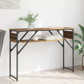  Konzolasztal Öreg fa 105x30x75cm Faanyag