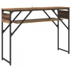  Konzolasztal Öreg fa 105x30x75cm Faanyag