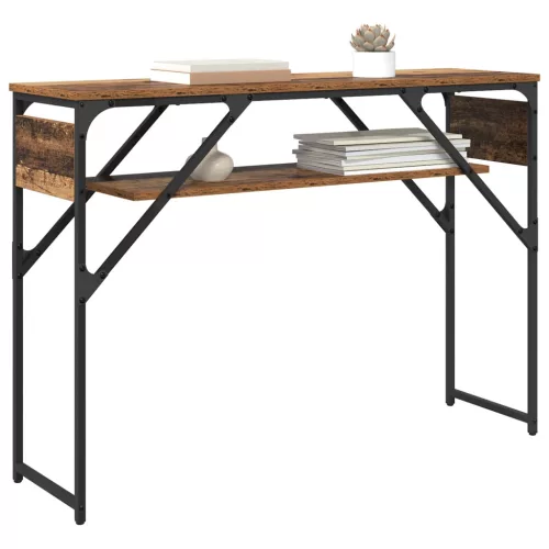  Konzolasztal Öreg fa 105x30x75cm Faanyag