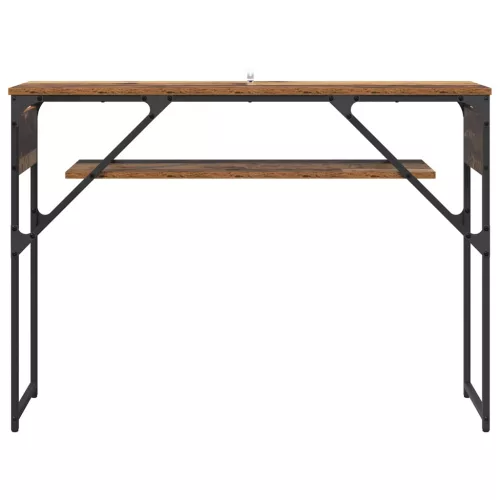  Konzolasztal Öreg fa 105x30x75cm Faanyag