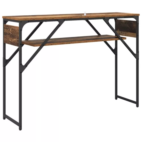  Konzolasztal Öreg fa 105x30x75cm Faanyag