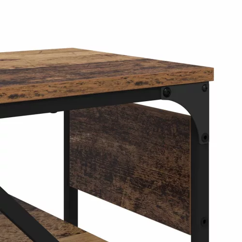  Konzolasztal Öreg fa 105x30x75cm Faanyag