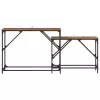  Konzolasztal 2 pcs Öreg fa 100 x 28 x 75 cm Faanyag