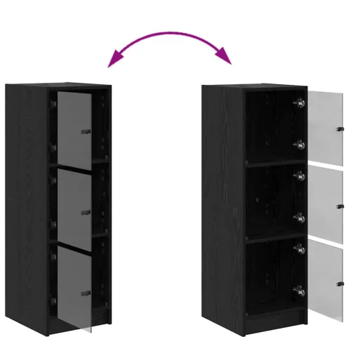  Magasfiú Fekete tölgy 35 x 37 x 109 cm Faanyag