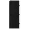  Fali Szekrény Fekete tölgy 35 x 37 x 102 cm Faanyag