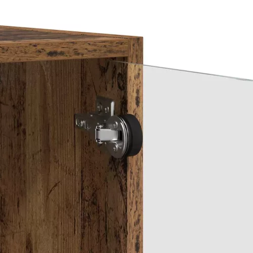  Fali Szekrények 2 pcs Öreg fa 68 x 37 x 35 cm Faanyag