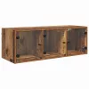  Fali Szekrény Falra szerelhető Öreg fa 102 x 37 x 35 cm Faanyag