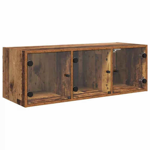  Fali Szekrény Falra szerelhető Öreg fa 102 x 37 x 35 cm Faanyag