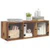  Fali Szekrény Falra szerelhető Öreg fa 102 x 37 x 35 cm Faanyag