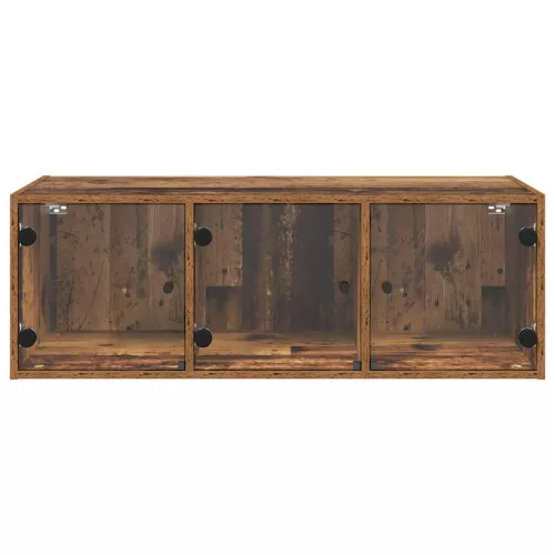  Fali Szekrény Falra szerelhető Öreg fa 102 x 37 x 35 cm Faanyag