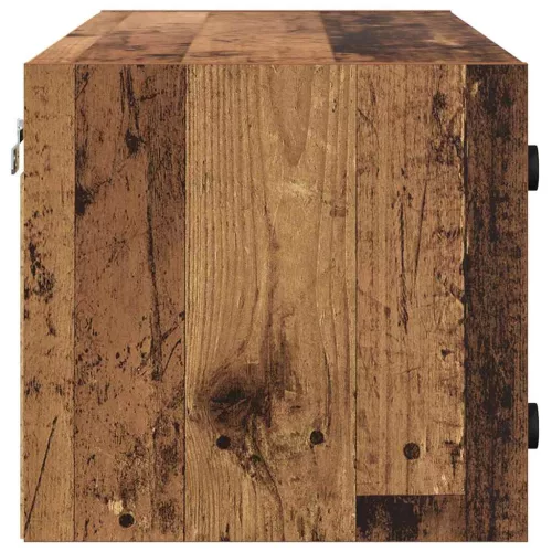  Fali Szekrény Falra szerelhető Öreg fa 102 x 37 x 35 cm Faanyag