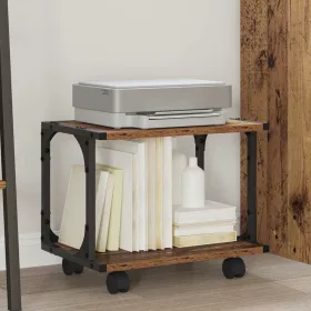  Nyomtatóállvány Öreg fa 41 x 28 x 33.5 cm Faanyag