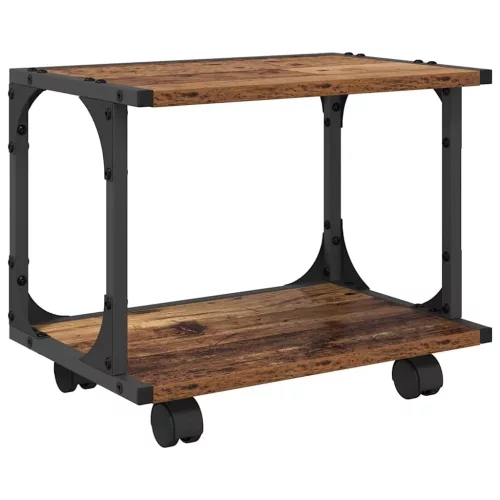  Nyomtatóállvány Öreg fa 41 x 28 x 33.5 cm Faanyag