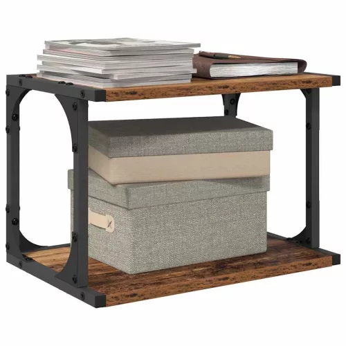  Nyomtatóállvány Öreg fa 41 x 28 x 33.5 cm Faanyag