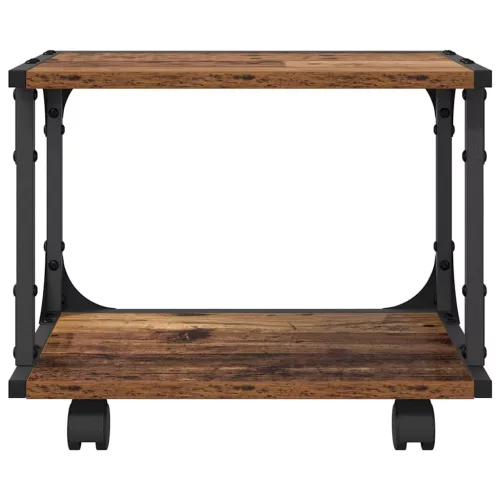  Nyomtatóállvány Öreg fa 41 x 28 x 33.5 cm Faanyag