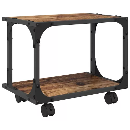  Nyomtatóállvány Öreg fa 41 x 28 x 33.5 cm Faanyag