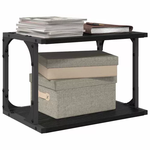  Nyomtatóállvány Fekete tölgy 41 x 28 x 33.5 cm Faanyag