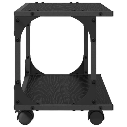  Nyomtatóállvány Fekete tölgy 41 x 28 x 33.5 cm Faanyag