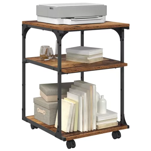  Nyomtatóállvány Öreg fa 43 x 48 x 64 cm Faanyag