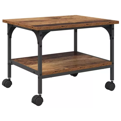  Nyomtatóállvány Öreg fa 50 x 40 x 38 cm Faanyag