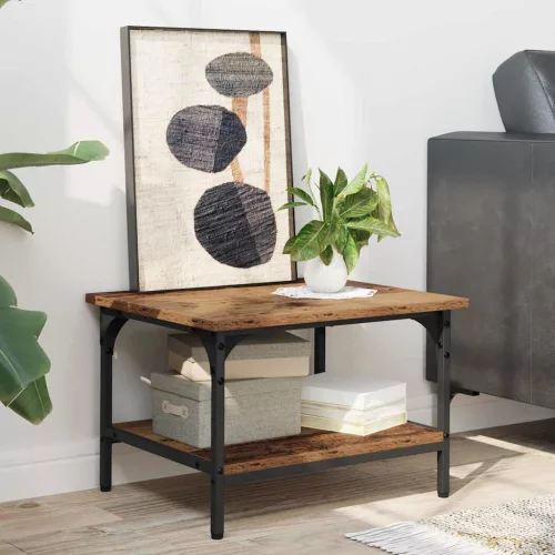  Nyomtatóállvány Öreg fa 50 x 40 x 38 cm Faanyag