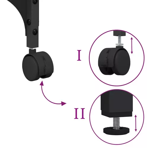 Nyomtatóállvány Öreg fa 50 x 41 x 75 cm Faanyag