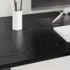  Asztal Fekete tölgy 120 x 50 x 75 cm Faanyag