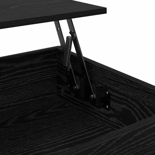  Dohányzóasztal Fekete tölgy 70x50x50cm Faanyag