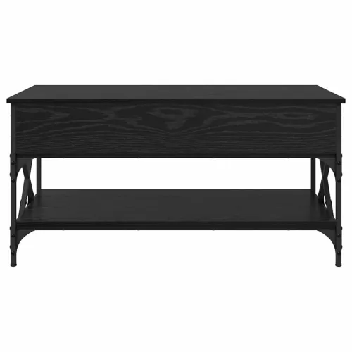  Dohányzóasztal Fekete tölgy 100 x 50 x 50 cm Faanyag
