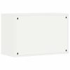  Fali szekrény a garázsba Fehér 80 x 40 x 53 cm Porfestett acél