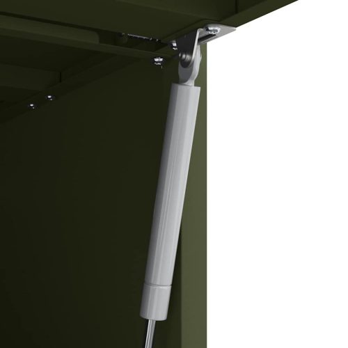  Fali szekrény a garázsba Oliva zöld 80 x 40 x 53 cm