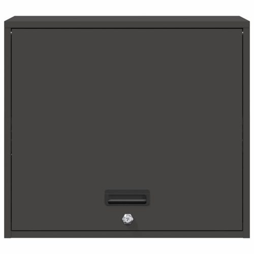  Fali szekrény a garázsba Fekete 60 x 40 x 53 cm Porfestett acél