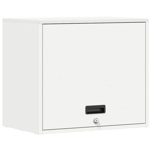  Fali szekrény a garázsba Fehér 60 x 40 x 53 cm Porfestett acél